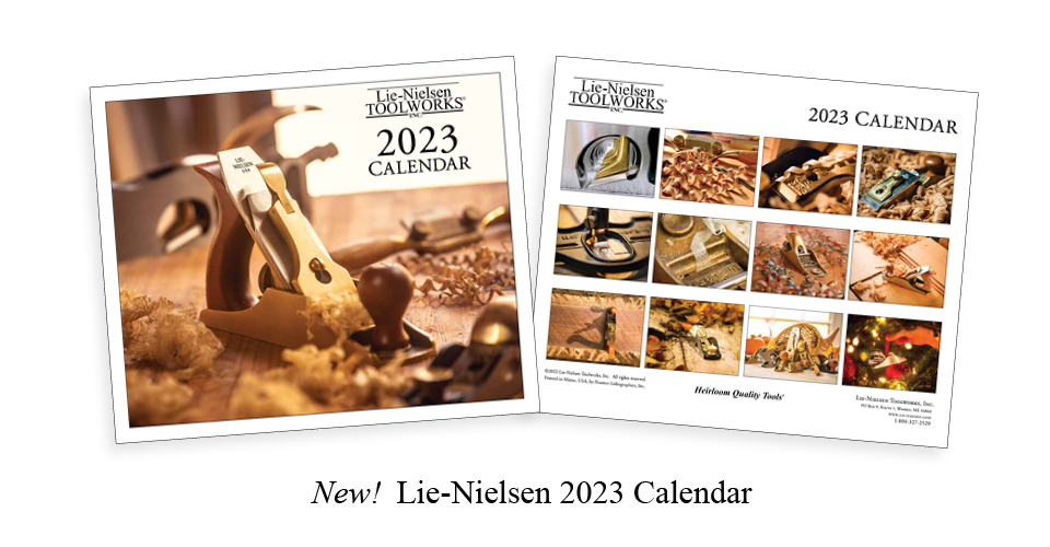 Lie-Nielsen 2023 Calendar